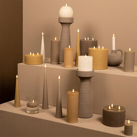 Stompkaars Lyon LED Ø 7,5 cm - 15 cm amber