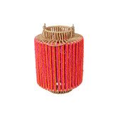 Windlicht Bea S fuchsia/oranje