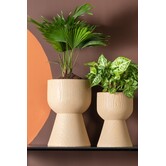 Bloempot Tam Tam medium bruin