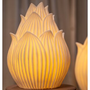 Aveda Wit Lotus hoog LED-lamp oplaadbaar