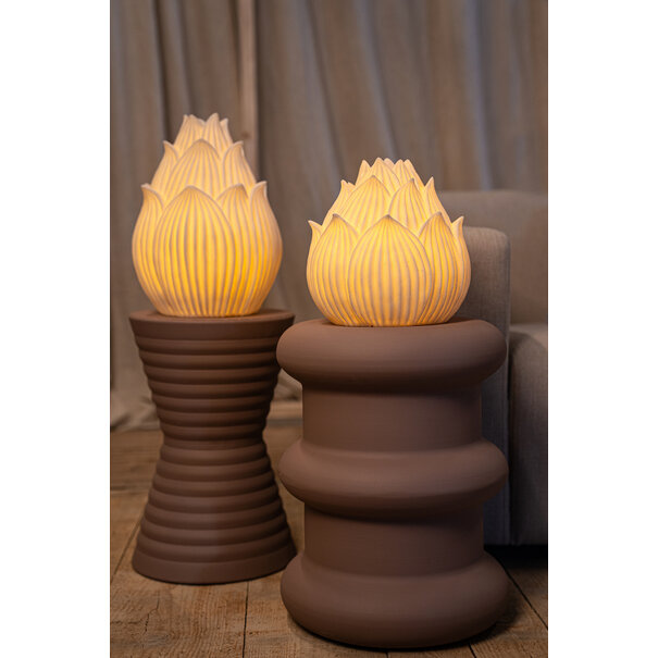 PTMD Aveda Wit Lotus hoog LED-lamp oplaadbaar