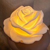 Aveda White roos LED-lamp oplaadbaar