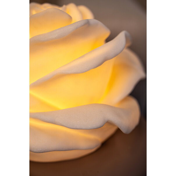 PTMD Aveda White roos LED-lamp oplaadbaar