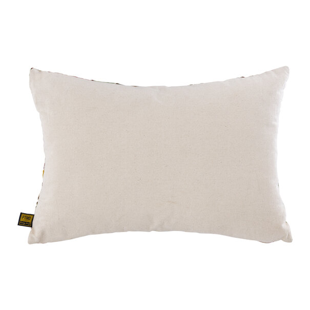 PTMD Kussen Ayumi Roze rechthoek katoen abstract