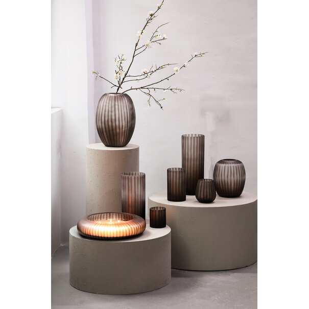 PTMD Windlicht Kriste Lichtbruin handgemaakt