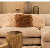 Kussen Rexx Donkerbruin vierkant