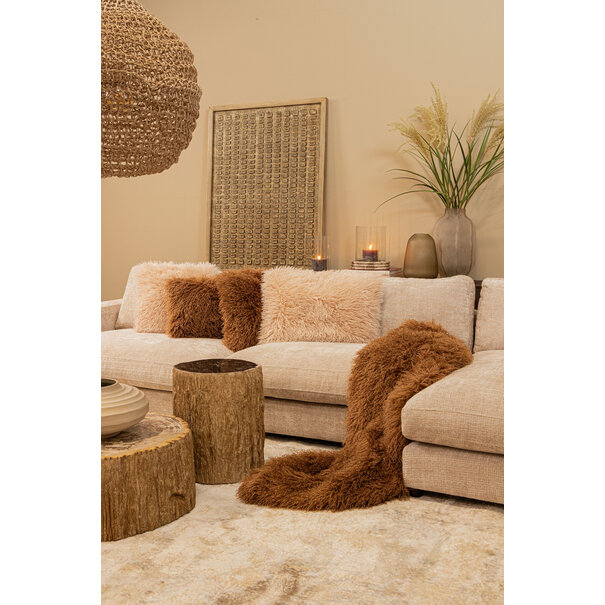 PTMD Kussen Rexx Beige rechthoekig