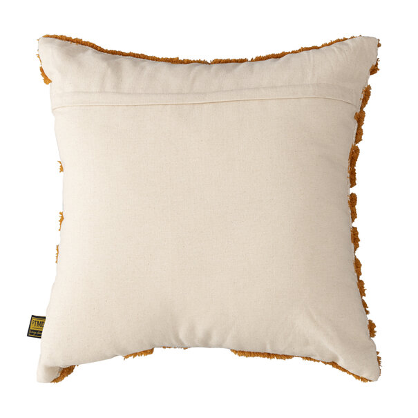 PTMD Kussen Genica Oranje vierkant