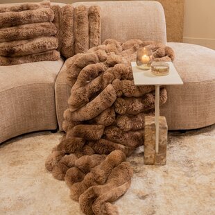 Plaid Divvo Bruin brede rib S