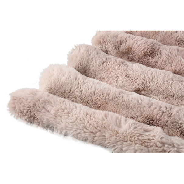 PTMD Plaid Divvo Beige brede rib S