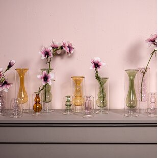 Vaas Yanna Roze met tapsvormige binnenkant groot