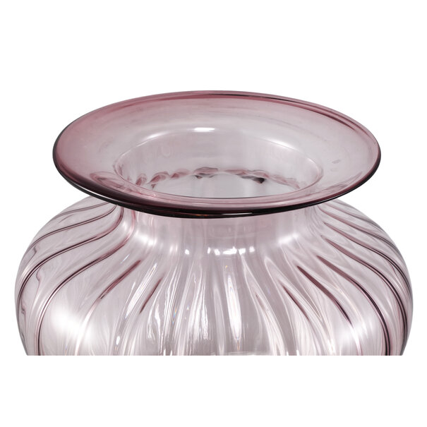 PTMD Vaas Marlisha roze glas groot rond