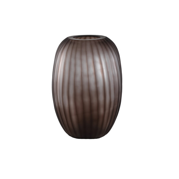 PTMD Vaas Kriste Lichtbruin handgemaakt geribbeld L