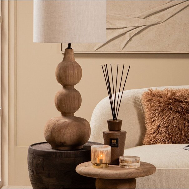 PTMD Tafellamp lampvoet Altus Natural mangohout