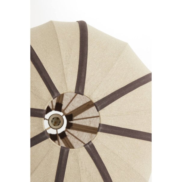 Light en Living Hanglamp Ø51x48 cm ESMIRIA natural+donkerbruin
