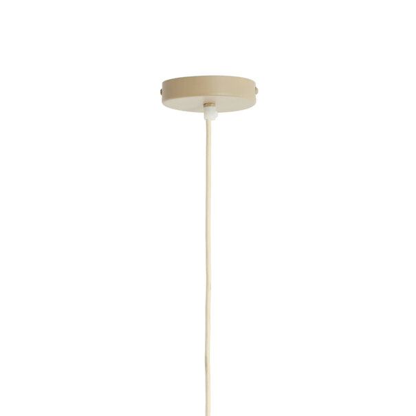 Light en Living Hanglamp Ø40x30 cm ESMIRIA natural+donkerbruin