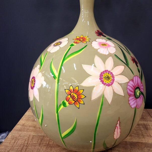 Countryfield Vaas Camina langnek L groen / roze