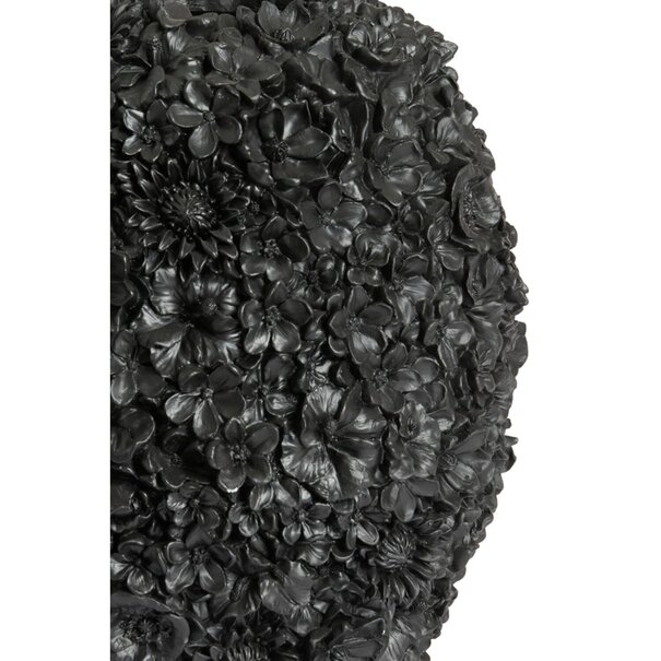 Light en Living Vaas deco Ø17x20 cm VIOLETA mat zwart