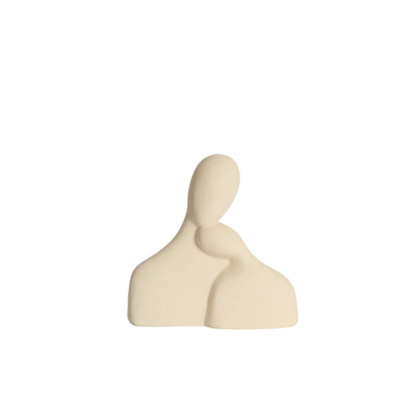 Light en Living Ornament 24x9x24 cm SOLINE keramiek mat creme