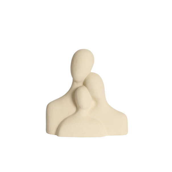 Light en Living Ornament 28x13x29 cm SOLINE keramiek mat creme