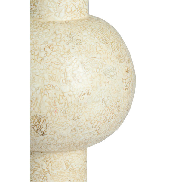 Light en Living Vaas deco Ø24x38 cm GIRONA bamboo creme