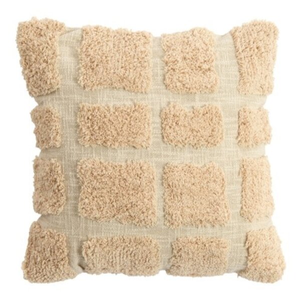 Light en Living Kussen 45x45 cm FASANO lichtroze + crème