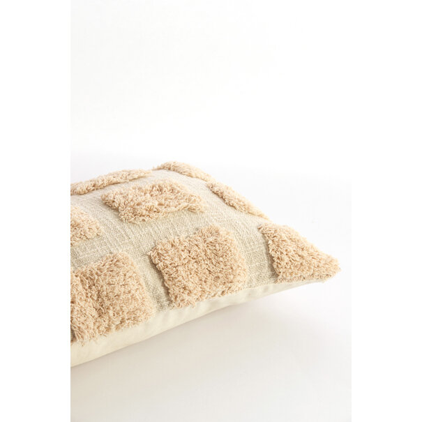 Light en Living Kussen 60x30 cm FASANO lichtroze + crème