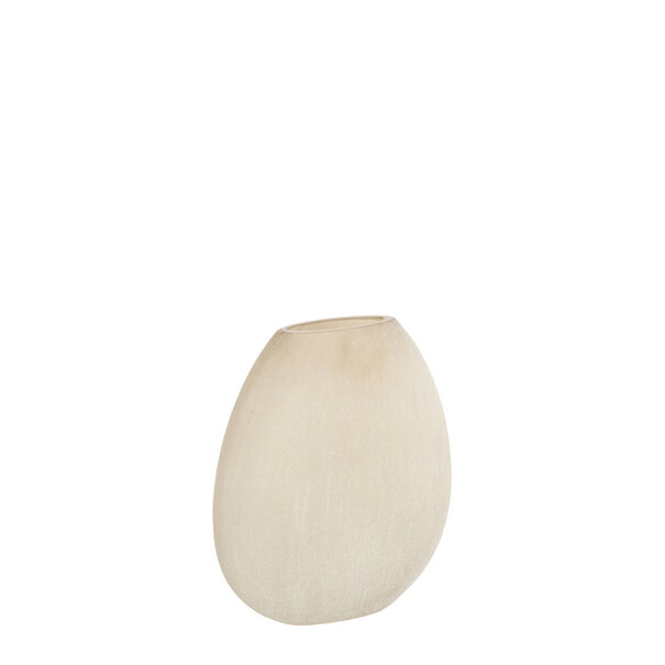 Light en Living Vaas 33x13x33,5 cm SANTINO glas mat lichtbruin