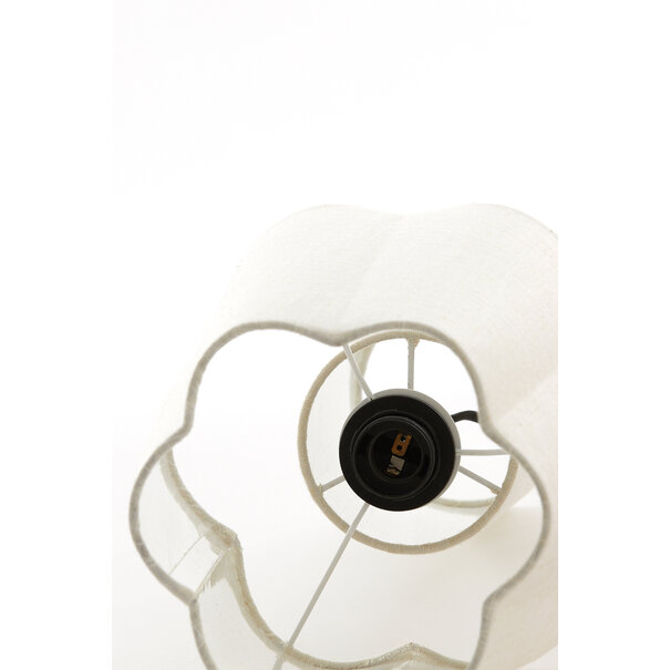 Light en Living Tafellamp Ø25X50 Cm Musaby linnen naturel