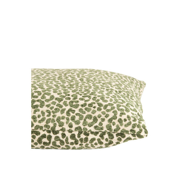 Light en Living Kussen 45x45 cm SAFFORD zand + groen