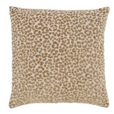 Kussen 45x45 cm SAFFORD zand + olijfgroen