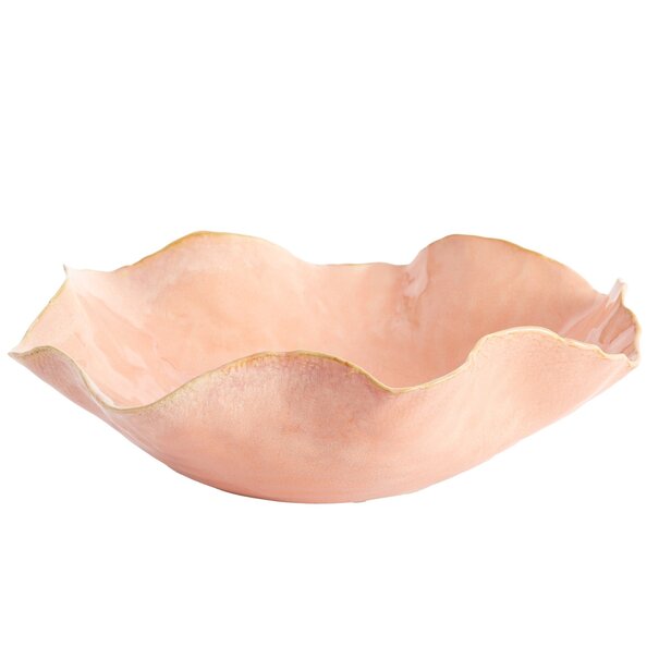 Light en Living Schaal 34x31x11 cm BANDA keramiek roze