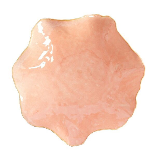 Light en Living Schaal 34x31x11 cm BANDA keramiek roze