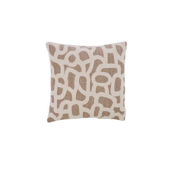 Light en Living Kussen 45x45 cm ALPENA taupe+beige