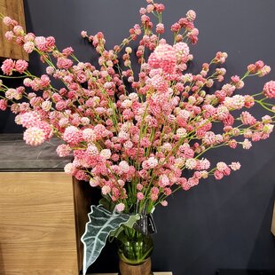 Kunst bloem Trifolium XL roze