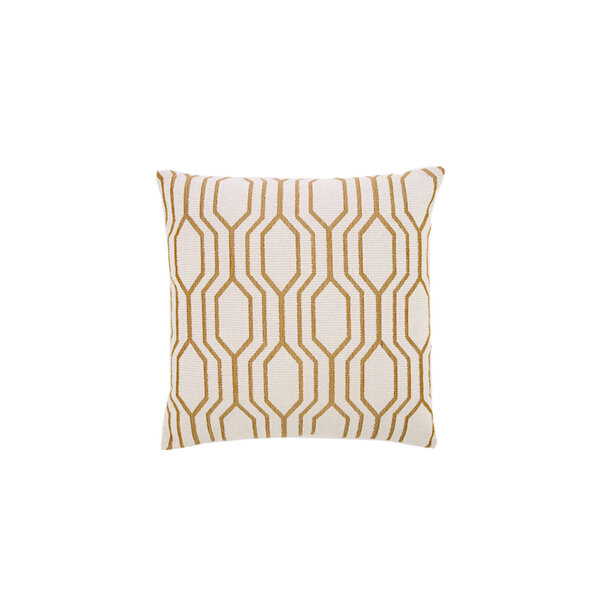 Light en Living Kussen 45x45 cm JOPLIN crème+goud