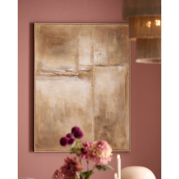 Light en Living Wandornament 90x3,5x120 cm MANARO terra+zand