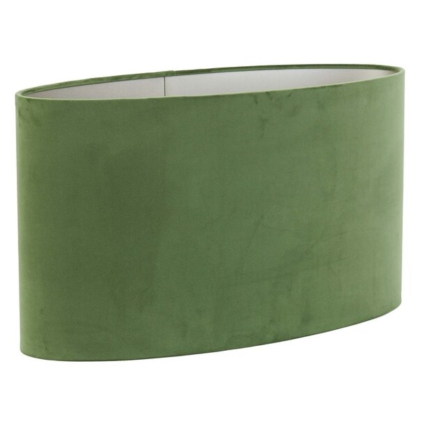Light en Living Kap ovaal VELOURS Dusty groen 58-24-32-cm