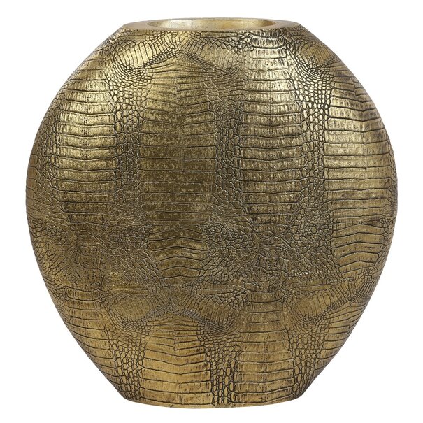 Light en Living Vaas deco 39x11x40 cm SKELD antiek  brons