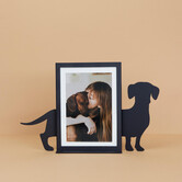 Fotolijst Teckel verticaal