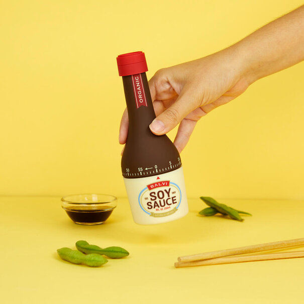 Balvi Keukentimer Sojasaus Fles – Bruin