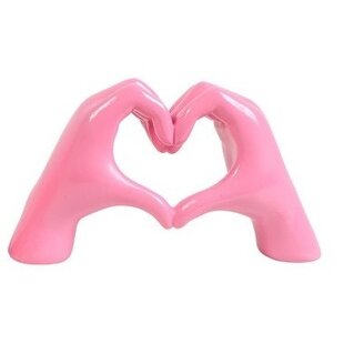 Ornament Love L  roze