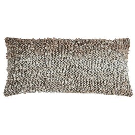 Kussen 30x60 cm MEZOKI bouclé bruin