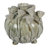 Vaas bol Lotus L groen-28x28x30CM