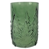Windlicht Daimy L groen - 16 x 16 x 22 cm
