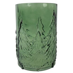 Windlicht Daimy L groen - 16 x 16 x 22 cm