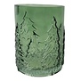 Windlicht Daimy M groen - 13 x 13 x 16 cm