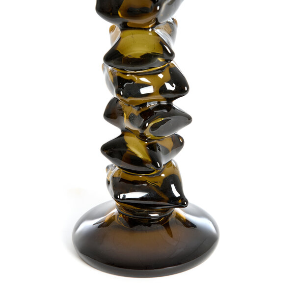 Light en Living Kandelaar Ø11x28,5 cm ESTIVA glas olijf groen