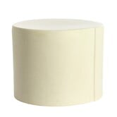 Bijzettafel Ø42x34 cm CHULILLA keramiek  mat crème