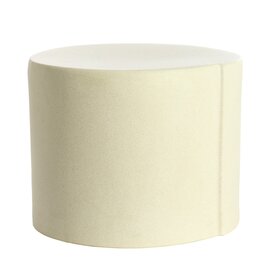 Bijzettafel Ø42x34 cm CHULILLA keramiek  mat crème